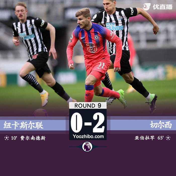 <a href=/zuqiugengduo/chelsea/ target=_blank class=infotextkey>切尔西</a>2-0纽卡斯尔