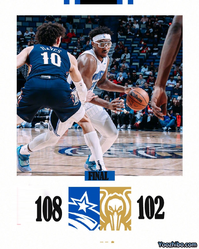 魔术108-102力克鹈鹕 安东尼19+5 麦科勒姆32+8 瓦兰30+15