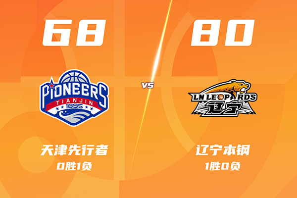 辽宁80-68天津迎开门红，张陈治锋11+9，布朗16分
