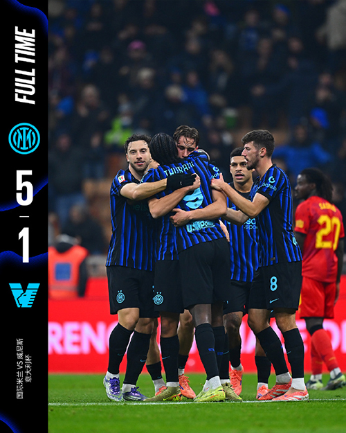 <a href=/zuqiugengduo/yijia/ target=_blank class=infotextkey>意甲</a>-国米5-1血洗威尼斯 小图拉姆双响 弗拉泰西助攻双响