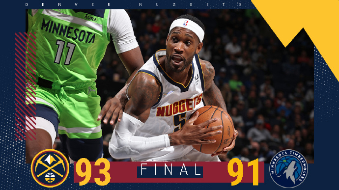<a href=/lanqiugengduo/nuggets/ target=_blank class=infotextkey>掘金</a>102-93逆转<a href=/lanqiugengduo/timberwolves/ target=_blank class=infotextkey>森林狼</a>  <a href=/qiuxinggengduo/lanqiugengduo/130.html target=_blank class=infotextkey>约基奇</a>26+19+7 比斯利18分 唐斯14+8 