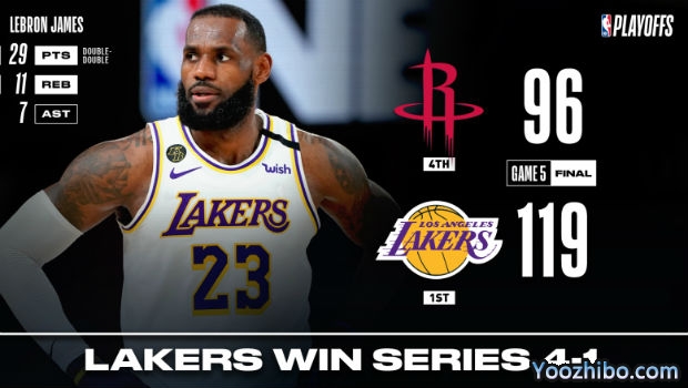 <a href=/lanqiugengduo/lakers/ target=_blank class=infotextkey>湖人</a>大胜<a href=/lanqiugengduo/rockets/ target=_blank class=infotextkey>火箭</a>大比分4-1晋级西决