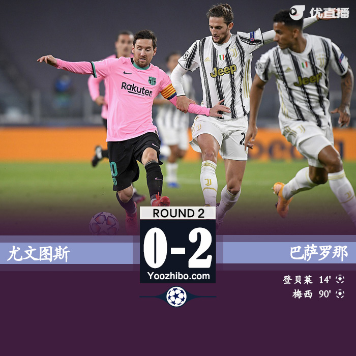 <a href=/zuqiugengduo/barcelona/ target=_blank class=infotextkey>巴萨</a>2-0客胜尤文